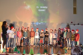 L'alumnat de l'escola La Bòbila ofereix el tradicional concert de Nadal