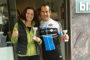 Sergi Rubio i Sandra Veà aconsegueixen la primera i tercera posició a la cursa dels Cingles de Vilaplana