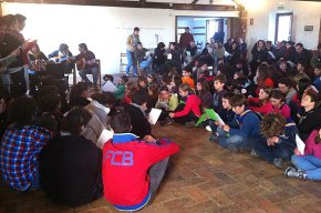 Més d'un centenar d'escoltes i caps s'apleguen a l'excursió de Nadal de l'Agrupament Escolta Gent de Mar