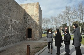 Finalitzen les obres de restauració de la muralla i la Torre del Bou