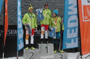 El cambrilenc Andreu Sarrà queda segon al campionat d'Espanya de cronoescalada d'esquí de muntanya júnior