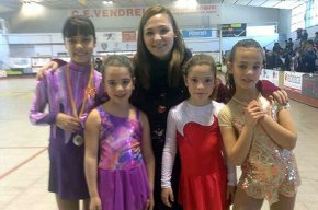 Dos podis per al CP Cambrils al primer Trofeu d'iniciació de patinatge artístic
