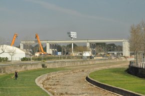 El viaducte del nou traçat ferroviari pren forma