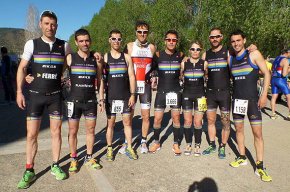 L'equip del Cambrils Club Triatló queda quart a la duatló de Banyoles