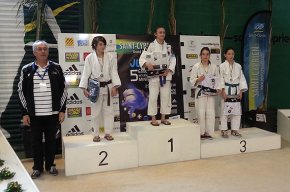 La judoka cambrilenca Ana García, medalla de bronze al Trofeu Internacional Adidas