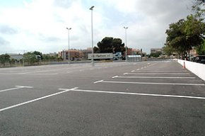 FA 10 ANYS: S'habiliten els terrenys municipals de darrere del Museu del Molí de les Tres Eres com aparcament públic