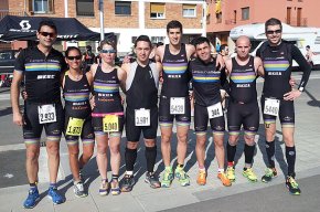 Àlex Llaveria del Cambrils Club Triatló, segon classificat en la categoria sub-23 del XIII Duatló Ciutat de Vic