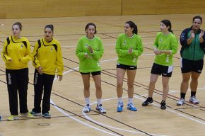 Les cambrilenques Irati Vidal i Camí Gibert, jugadores del Club Handbol Ascó, acaben la Lliga Catalana en tercera posició