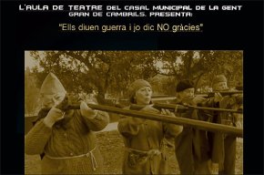 L'Aula de teatre del Casal de la Gent Gran actua a l'institut Salvador Vilaseca dins d'unes jornades d'intercanvi generacional