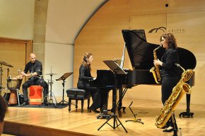 Original concert del trio de música clàssica catalana Brull-Salvadó-Mor a la Cripta