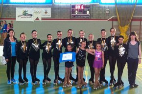 Nou podis per a les patinadores del CP Cambrils al Trofeu Diputació del Camp de Tarragona
