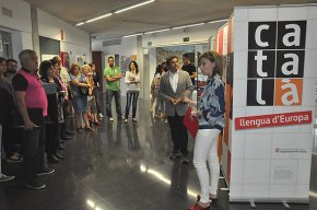 El Servei Local de Català porta a Cambrils lexposició Català, llengua dEuropa