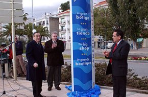 Sinauguren els pilons informatius del Pla de Dinamització Comercial