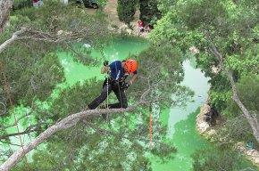 El Parc Samà, seu del XIII Campionat estatal de Grimpada d'Arbres