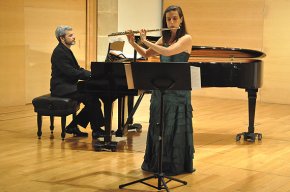 Concert de flauta i piano amb el Duo Bruyères a la Cripta