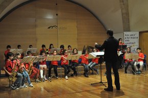 Els grups de vent de l'Escola Municipal de Música protagonitzen un concert a la Cripta