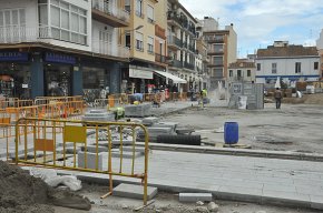 Les obres de la urbanització de la plaça del Pòsit avancen a bon ritme