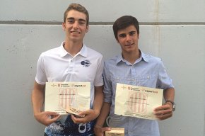 Els regatistes cambrilencs Hugo Rocha, Mon Cañellas i Alberto Guillén, premiats a la Festa de l'Esport de Tarragona