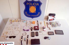 Els Mossos desarticulen un grup criminal que cometia robatoris amb força en domicilis de la demarcació