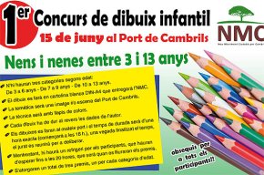 L'NMC organitza el primer Concurs de dibuix infantil al port de Cambrils