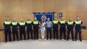 Vuit agents interins s'incorporen a la Policia Local per reforçar la temporada estival