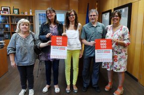Més de 300 comerços i equipaments de Cambrils divulgaran el telèfon 900900120 contra la violència de gènere