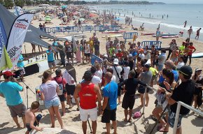 El Club Sup Cambrils suma cinc podis a la quarta prova del Circuit Català de SUP Race disputada a la platja del Regueral