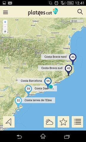 L'Agència Catalana de l'Aigua presenta l'aplicació mòbil PlatgesCat