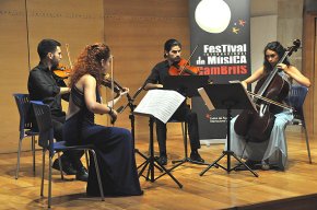 La Cripta de l'Ermita acull l'actuació de l'Smetana String Quartet, tercer concert del FIM