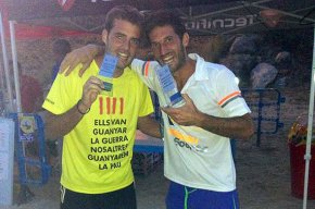 El cambrilenc Cristóbal Ramírez i el torrenc Martí Magriñà, campions de Catalunya de tennis platja