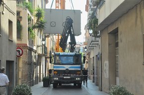 El Centre Cultural ja disposa d'un nou aparell d'aire condicionat