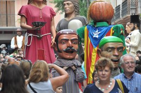 La Trobada de Gegants posa el punt i final als actes festius de la Festa Major