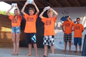 Nil Subirats i Alicia Fras del Club Nàutic Cambrils pugen al podi del WindBA a Sant Pere Pescador