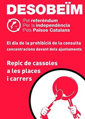Convocades manifestacions de rebuig contra la previsible suspensió de la consulta del 9N per part del Tribunal Constitucional