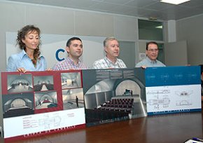FA 10 ANYS: Se signa el conveni entre l'Ajuntament i la Coral Verge del Camí per condicionar la Cripta com a sala de concerts