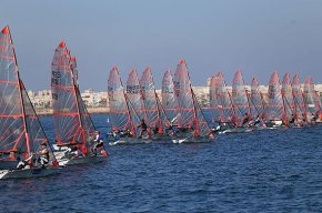 Francesc Molné i Miquel Armengol del CN Cambrils, subcampions de la Copa d'Espanya de 29er
