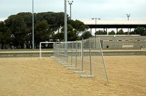 Les obres de la nova via fèrria a la zona esportiva comportaran el desviament de la canonada del minitransvasament