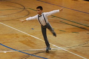 José Luis Montull, del CP Cambrils, setè al Campionat d'Espanya aleví de Patinatge Artístic