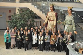 Quinze parelles són homenatjades per les seves Noces d'Or