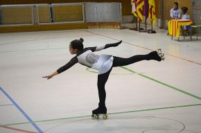 Maria Rius queda segona en la Copa Catalana de patinatge artístic