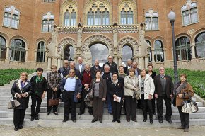 La quinta de 1944 celebra els seus 70 anys amb una excursió de germanor a Barcelona