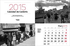Revista Cambrils edita el calendari de Cambrils, amb fotos de meitats del segle XX del Fons Ortoneda Vernet