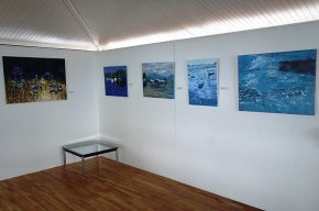 L'artista riudomenc Marc Domingo presenta la mostra pictòrica "Mirades" al Club Nàutic