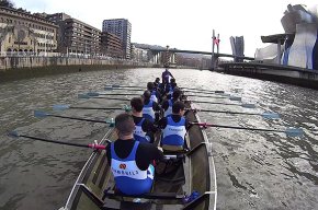 Els Vogadors de Cambrils participen a una regata de traineres a Bilbao