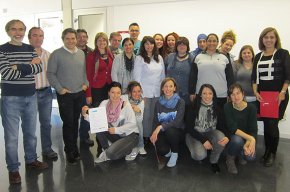17 persones reben els certificats dels cursos de català del programa Aprèn.cat del SOC a Cambrils