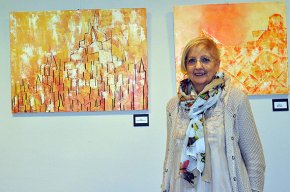 Mer Matalonga: "Busco l'essència de la pintura i de les meves emocions, les obres van canviant i el meu discurs va fent com un riu" 