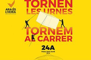 Continua oberta la venda de tiquets d'autocar per assistir a l'acte del 24 d'abril a les immediacions del Palau Sant Jordi