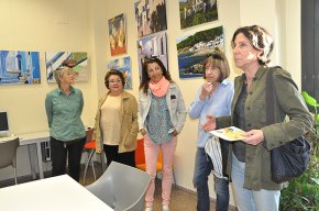 Una exposició de les alumnes del taller de pintura enceta les XI Jornades Culturals de Vilafortuny