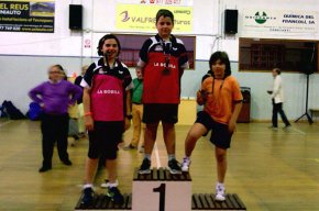 Dues medalles d'or i una de plata dels palistes del CTT Cambrils a l'Olimpíada Escolar de Reus