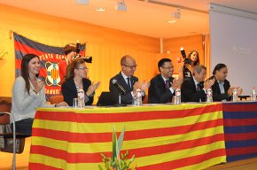 El president del Barça presenta a Cambrils el projecte "Socis fem penya"